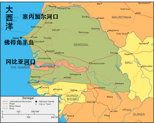 最奇葩国土冈比亚为什么钻进塞内加尔