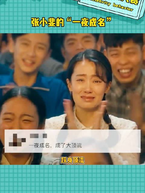所谓的一夜成名这一夜她走了十几年张小斐