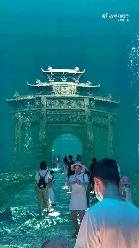千岛湖下的水下古城也太梦幻了有时间可以去走走看看