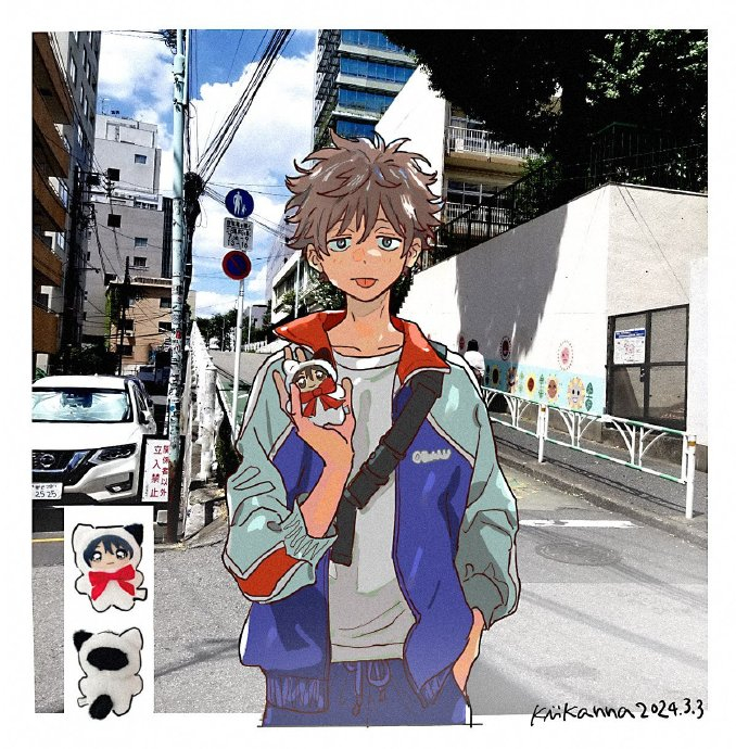 纪伊カンナ老师绘制了桥本骏的3.