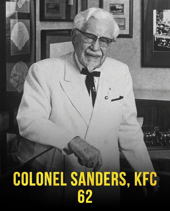 创业不怕晚colonelsanders肯德基62岁raykorc