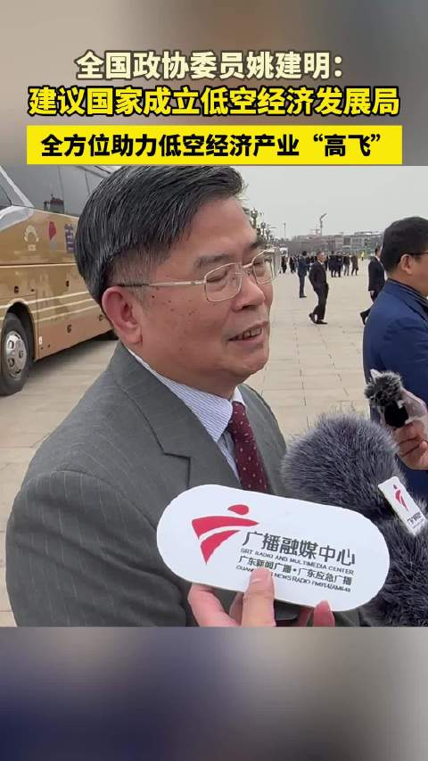 全国政协委员姚建明建议国家成立低空经济发展局