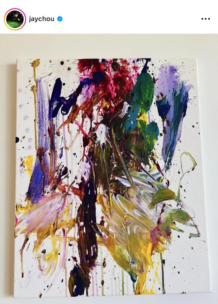 猜猜哪位大师?周杰伦晒抽象画作品,自揭答案令网友吃惊