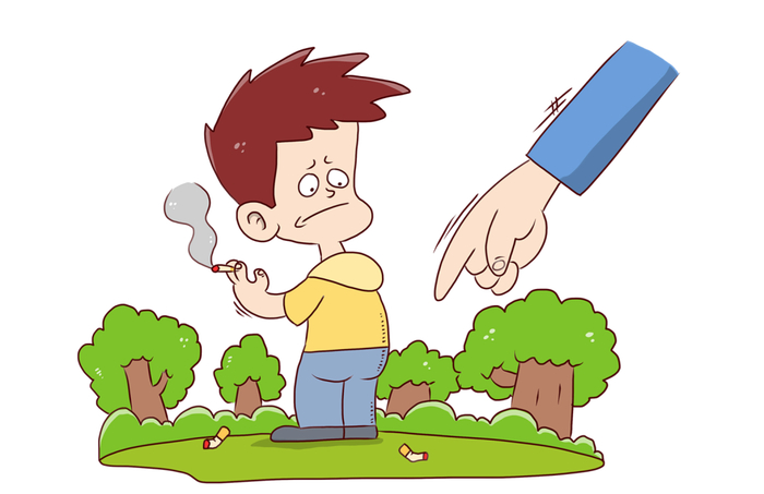 不要小瞧随手乱扔的一个烟头,更不能抱有侥幸心理