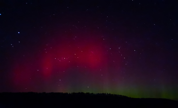 黑龙江漠河再现绚丽北极光|北极光|漠河|漠河市_新浪新闻