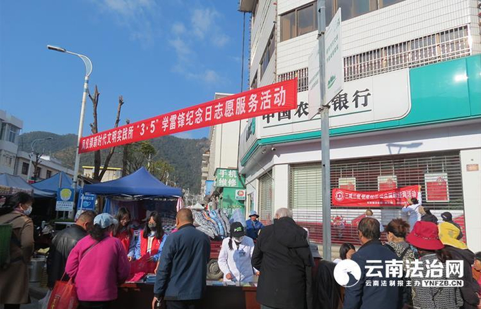大理市凤仪镇开展35学雷锋纪念日志愿服务活动