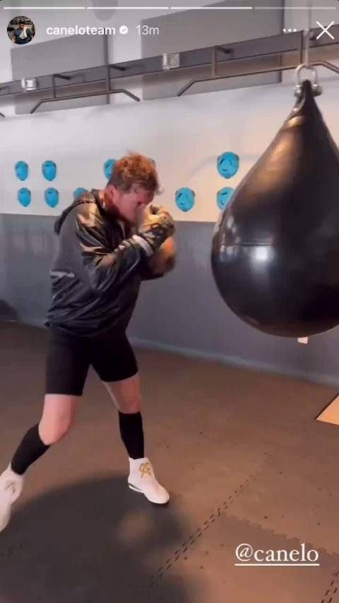 卡内罗阿瓦雷兹caneloalvarez今日训练备战5月4日比赛