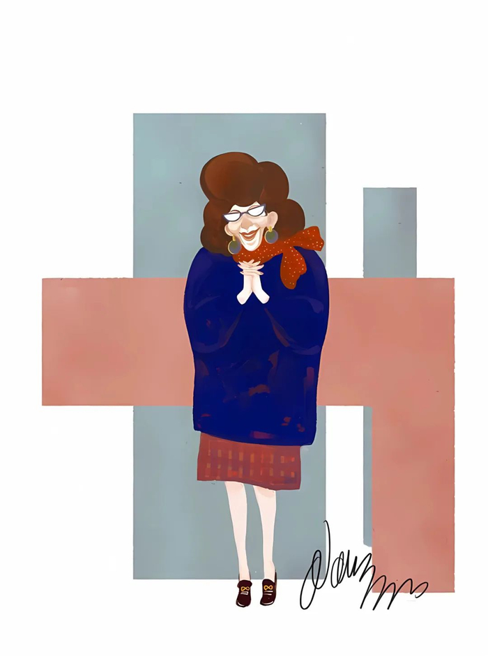 画天地也画女性,她说"事业是女性最好的配饰"|插画师_新浪新闻