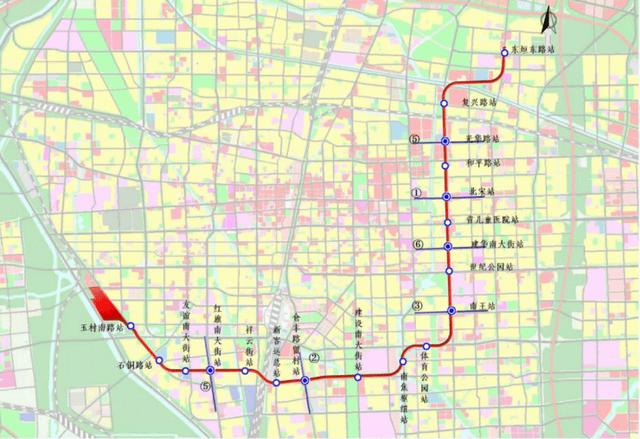 天宫院地铁4号线路图图片