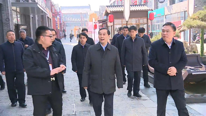 张超超在深泽县,新乐市调研检查