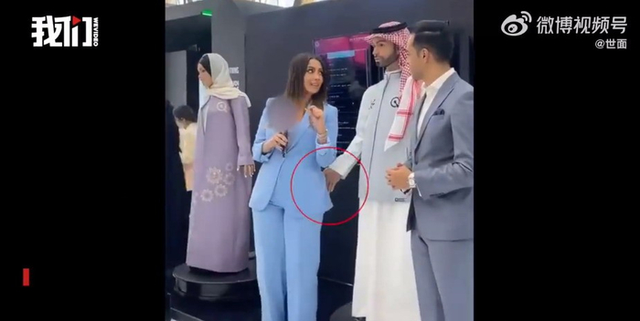 沙特一机器人摸美女记者臀部:工程师称技术故障引发|机器人|沙特
