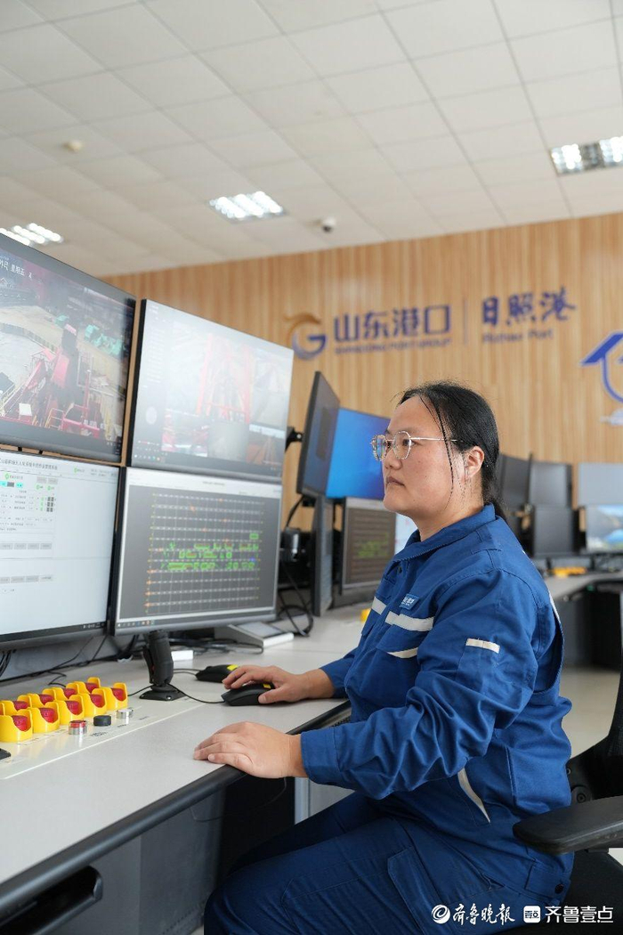 山东港口日照港商玉霞传承匠心精神争当创新先锋