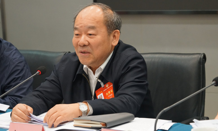 3月5日下午，宁吉喆参加全国政协十四届二次会议分组讨论。（何强&nbsp;摄）
