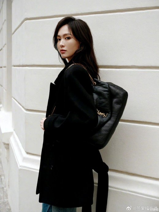 唐嫣|大衣|牛仔裤_新浪新闻