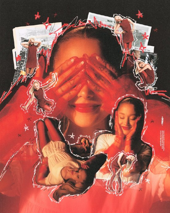 知名设计师keny为a妹新专辑《eternal sunshine》创作艺术海报!