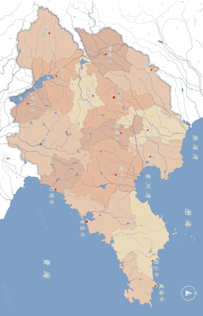 对于胶东地区所在的山东半岛,有一种流传甚广的说法:"狭义的山东半岛