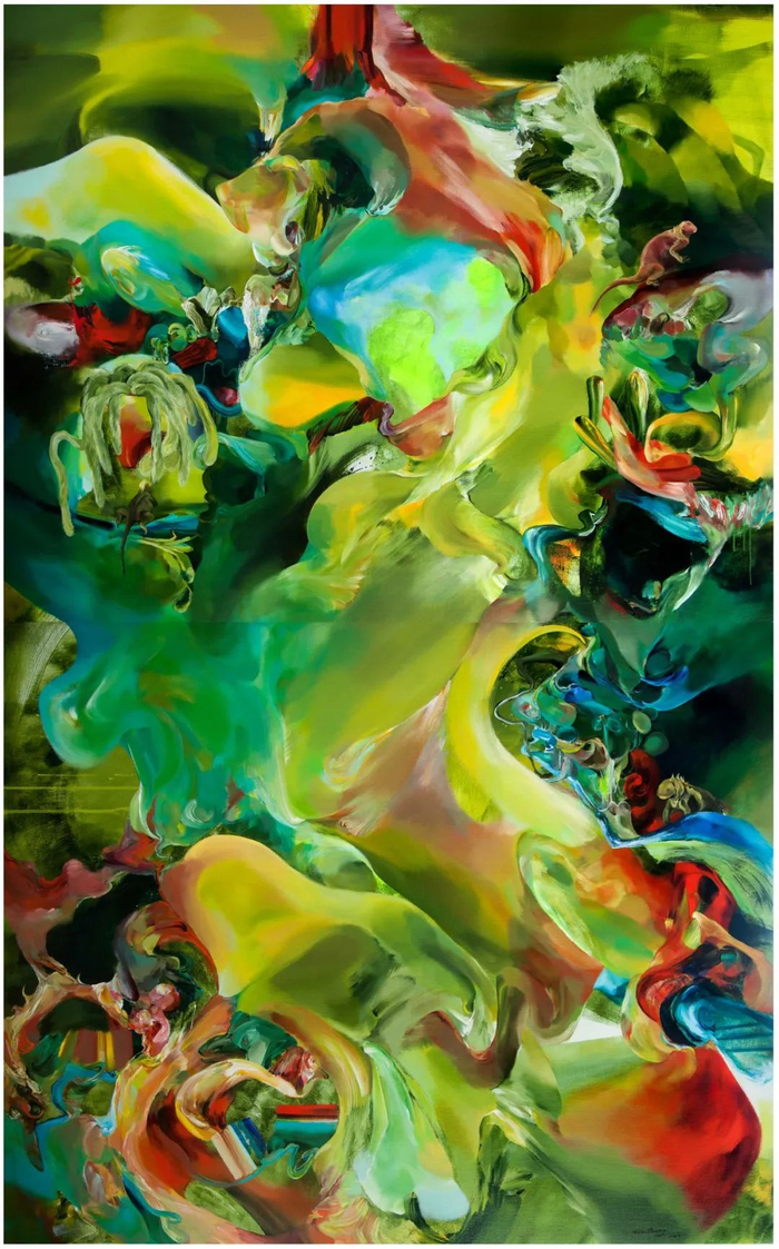 促使吴霜产生出了强烈的表达欲望,最终画下了这幅作品