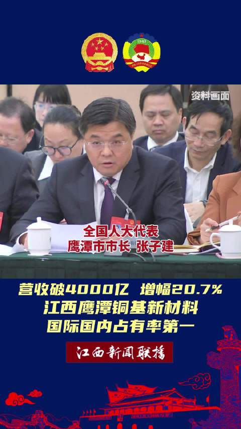 全国人大代表张子建把鹰潭打造成全国最高端铜产业基地