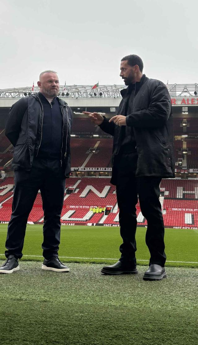 身材管理啊😮两位传奇现身梦剧场,鲁尼看着比费迪南德还老|韦恩·鲁