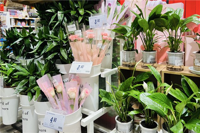 大润发超市园艺区3月7日,大润发官方发布了《开心就开花——多面女性