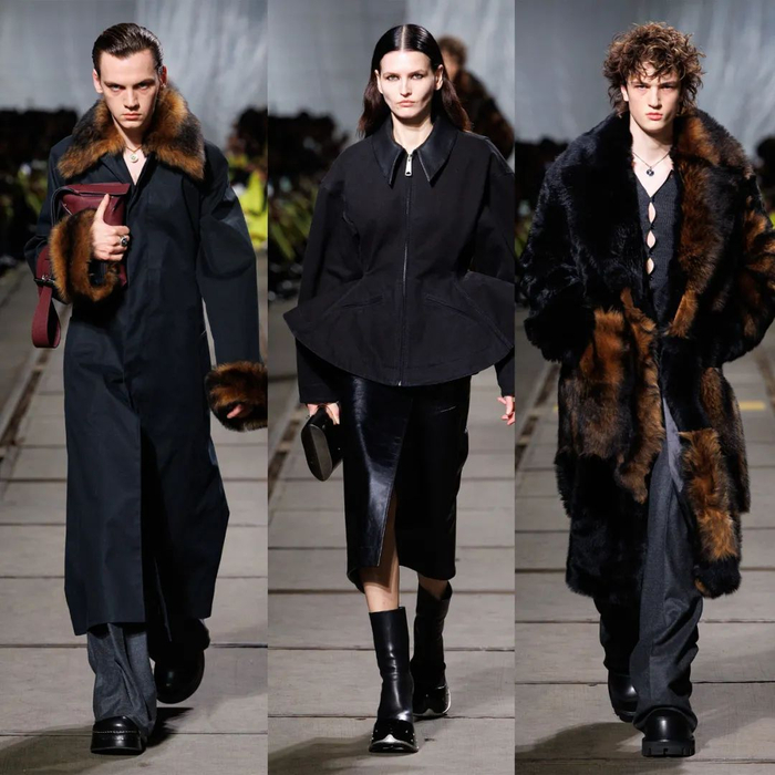 秋冬时装秀在巴黎13区的废弃食品工场里伴随着sinead oconnor的歌声