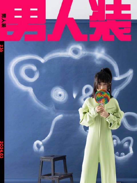 拍摄男人装之前能尖日已经是时尚杂志的常客