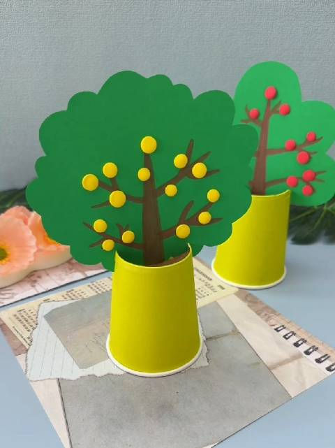植树节快到了和小朋友一起来做简单好看的创意小树吧
