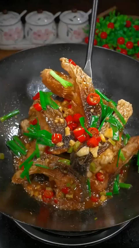 香辣红烧鱼做法简单香辣开胃