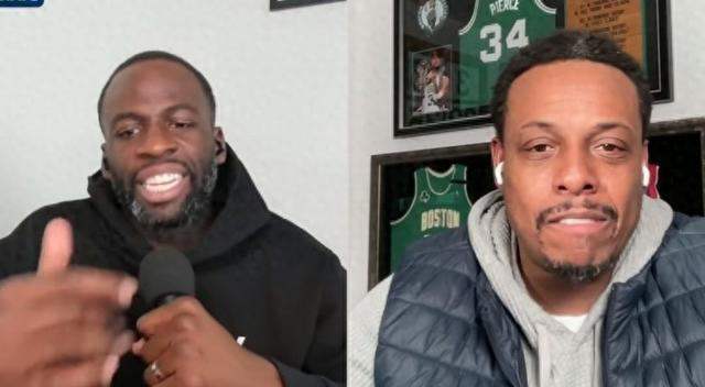 直播吧3月10日讯 近日,nba名宿保罗-皮尔斯和追梦格林在播客节目中