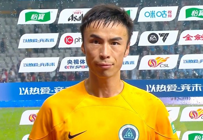 张煜东:对手第一脚射门进球很突然,我们要用更好成