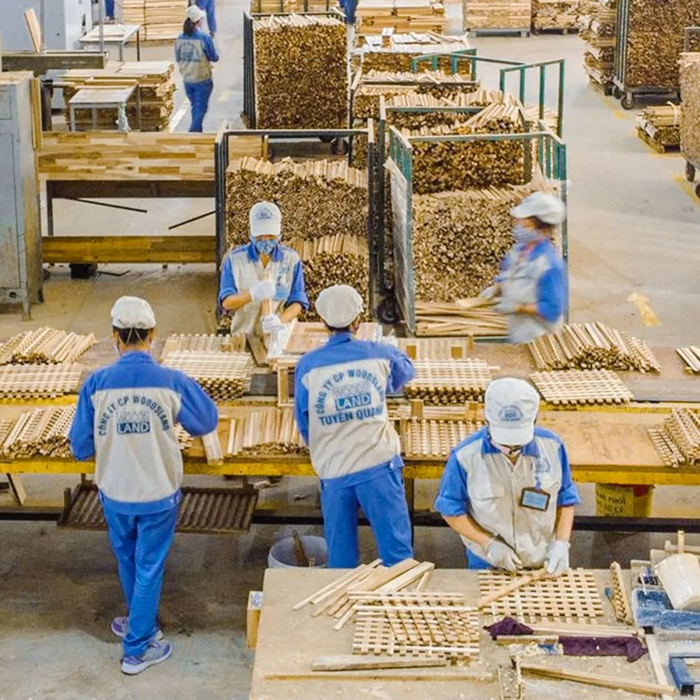 越南:2013年,中国家具生产企业a家家具在越南建立450亩原材生产基地