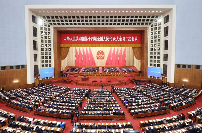 3月5日,第十四届全国人民代表大会第二次会议在北京人民大会堂开幕.