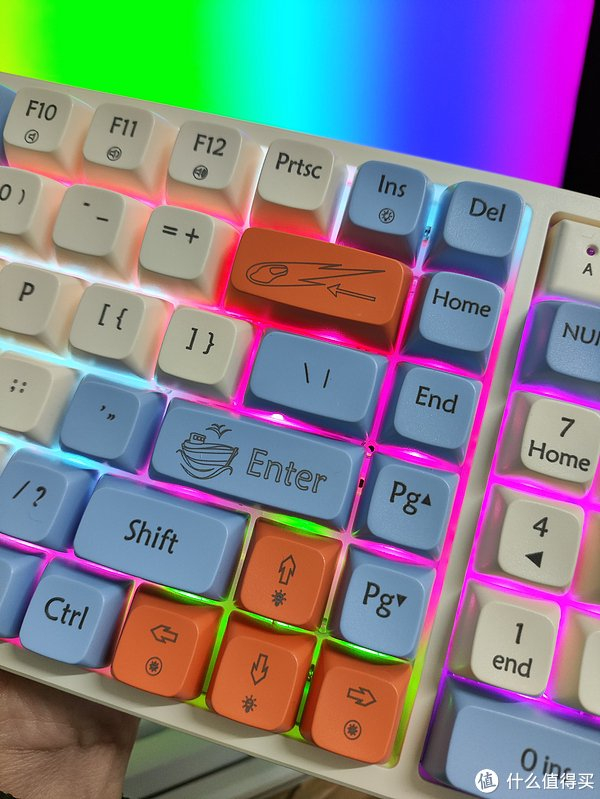 狼途gk102三模机械键盘开箱实测分享手感还不错