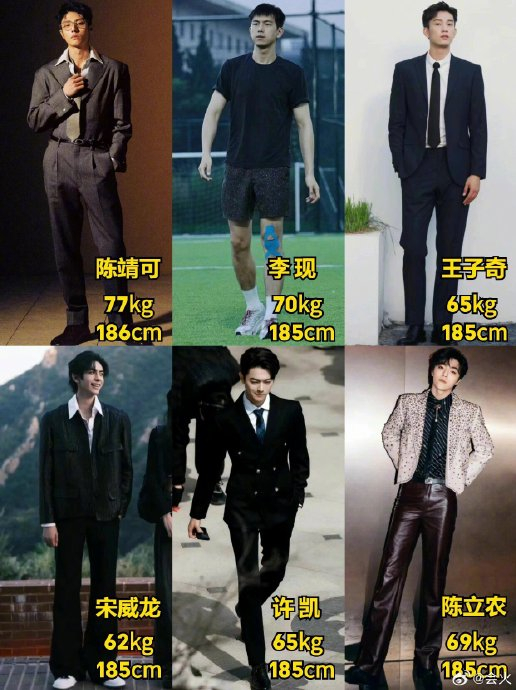 盘点内娱身高185以上的男艺人,终于有了具体认知|艺人|身高_新浪新闻