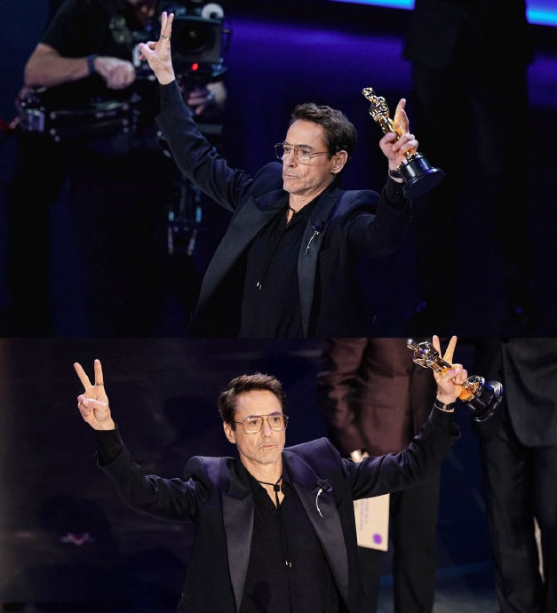 95 robert downey jr……|奥斯卡|最佳男配角|奥本海默_新浪新闻