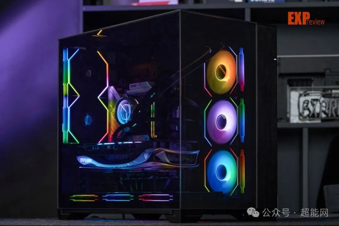 联力包豪斯o11 vision镜面版机箱图赏:给海景房戴上酷酷的"墨镜"|机箱