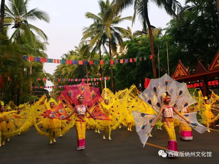西双版纳州傣历1386年新年节2024泼水节民族民间传统文化大游演领队