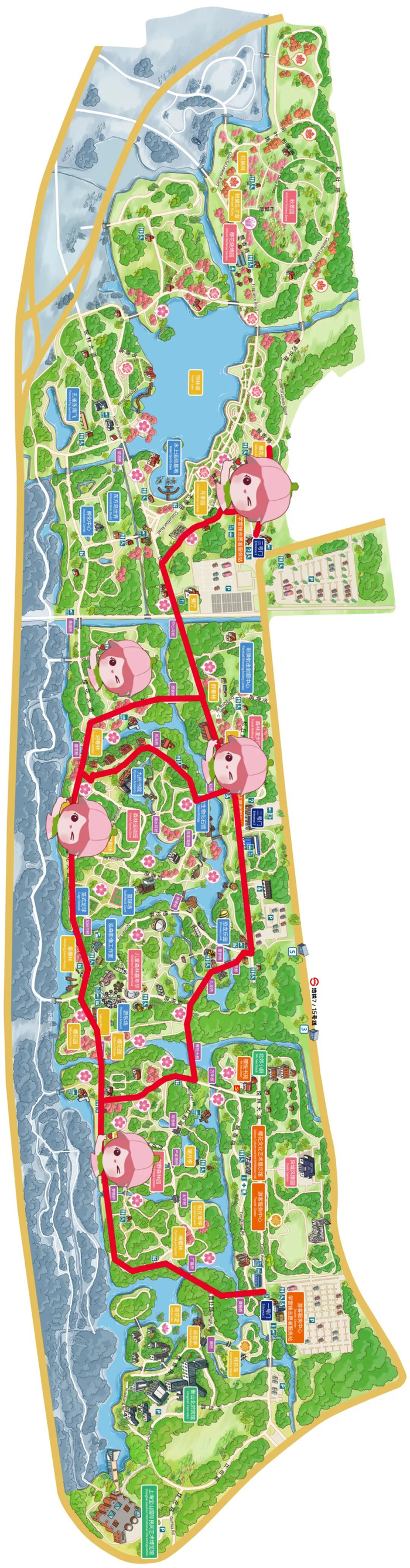 号线,15号线:顾村公园站(5号口)公交线路:顾村公园1号门:嘉泰线,963路