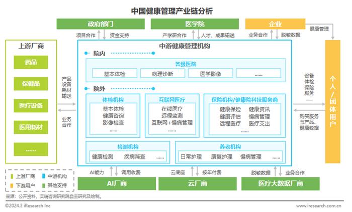 大健康产业链图谱图片