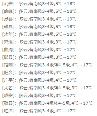 邯郸明日又要降温了?|邯郸市|气温|最高气温_新浪新闻
