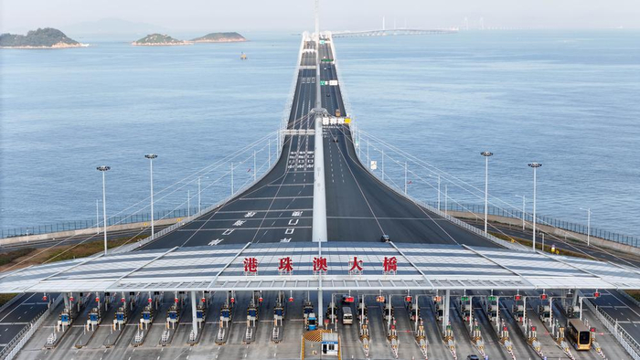 突破50万辆次,"港车北上"成湾区风尚|港珠澳大桥|北上|风尚_新浪新闻