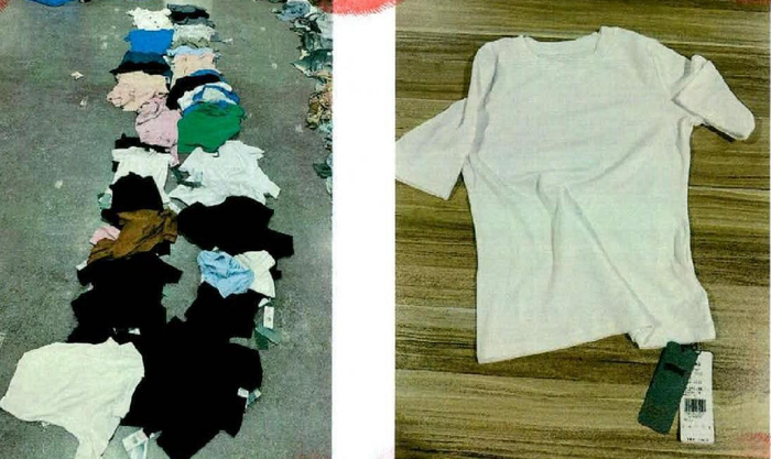 涉案假冒商标服饰 黄浦区检察院 供图