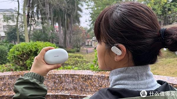 转轴设计的虹觅fit开放式蓝牙耳机让你佩戴无束缚运动更自在