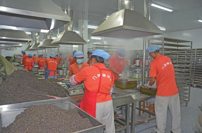 八角亭茶叶产品加工车间 八角亭茶业供图