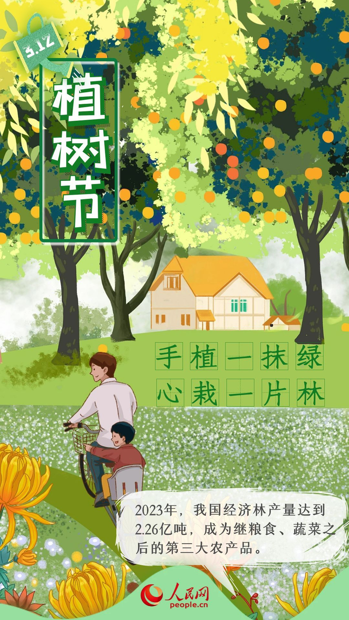 3·12植树节 | 林草兴则生态兴 为祖国添"绿"