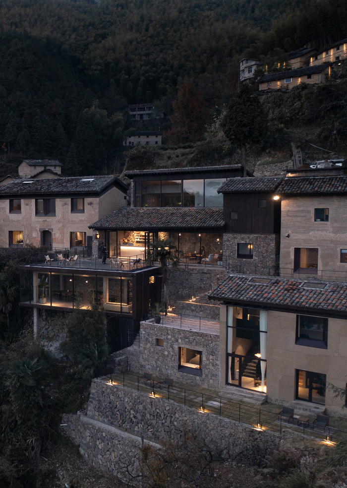 崖居古村的新生:松阳61飞茑集二期 / 孟凡浩-line 建筑事务所|民宿