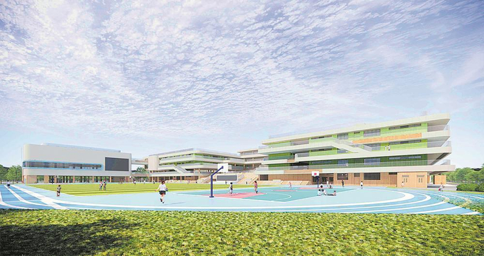     草堂小学崇州校区（仁里小学）效果图