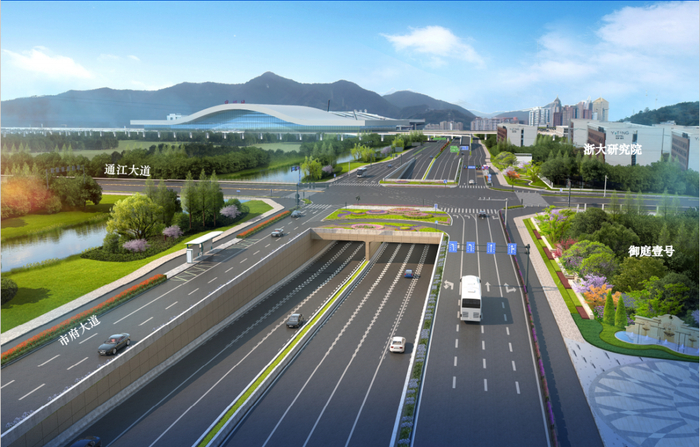 有房丨市府大道西段快速路预计年底通车 双向10车道 全程无红绿灯