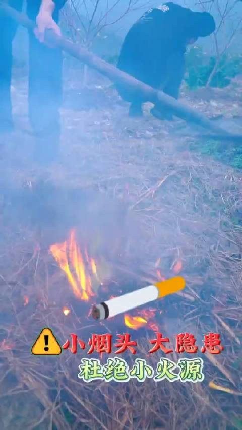 野外烟头莫乱扔,星星之火可燎原.春暖花开,莫忘防火安全!_手机新浪网