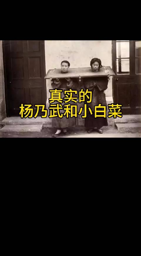 网传这是真实的杨乃武和小白菜照片